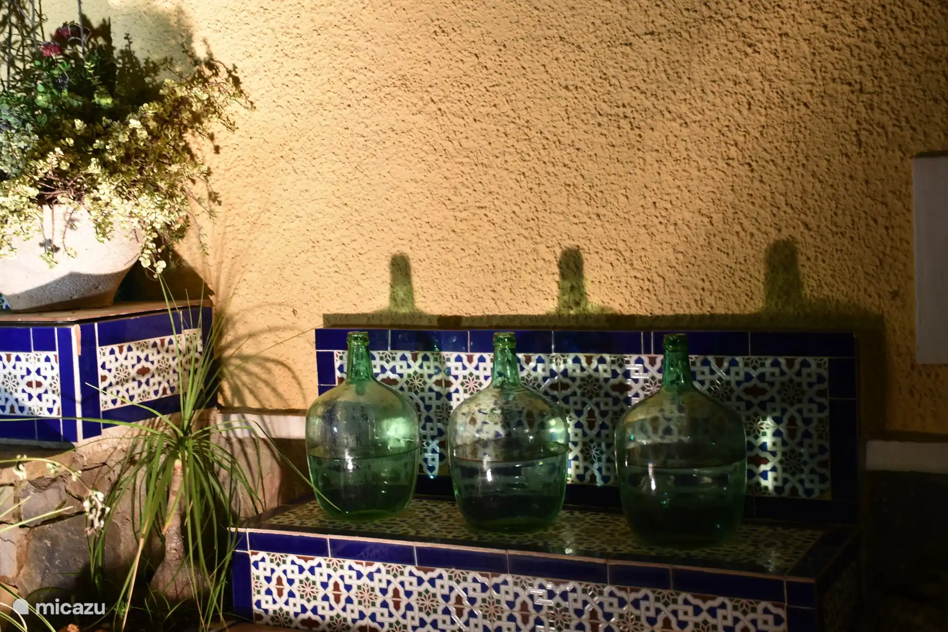 Garten, in dem Sie den ganzen Tag die Sonne genießen können.