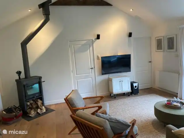 Duinbries huren in Nederland, Zeeland, Dishoek - vakantiehuis zicht van vanaf de keuken naar de woonkamer