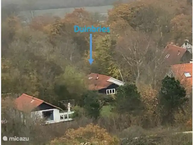 Duinbries huren in Nederland, Zeeland, Dishoek - vakantiehuis Foto vanaf het duin genomen.