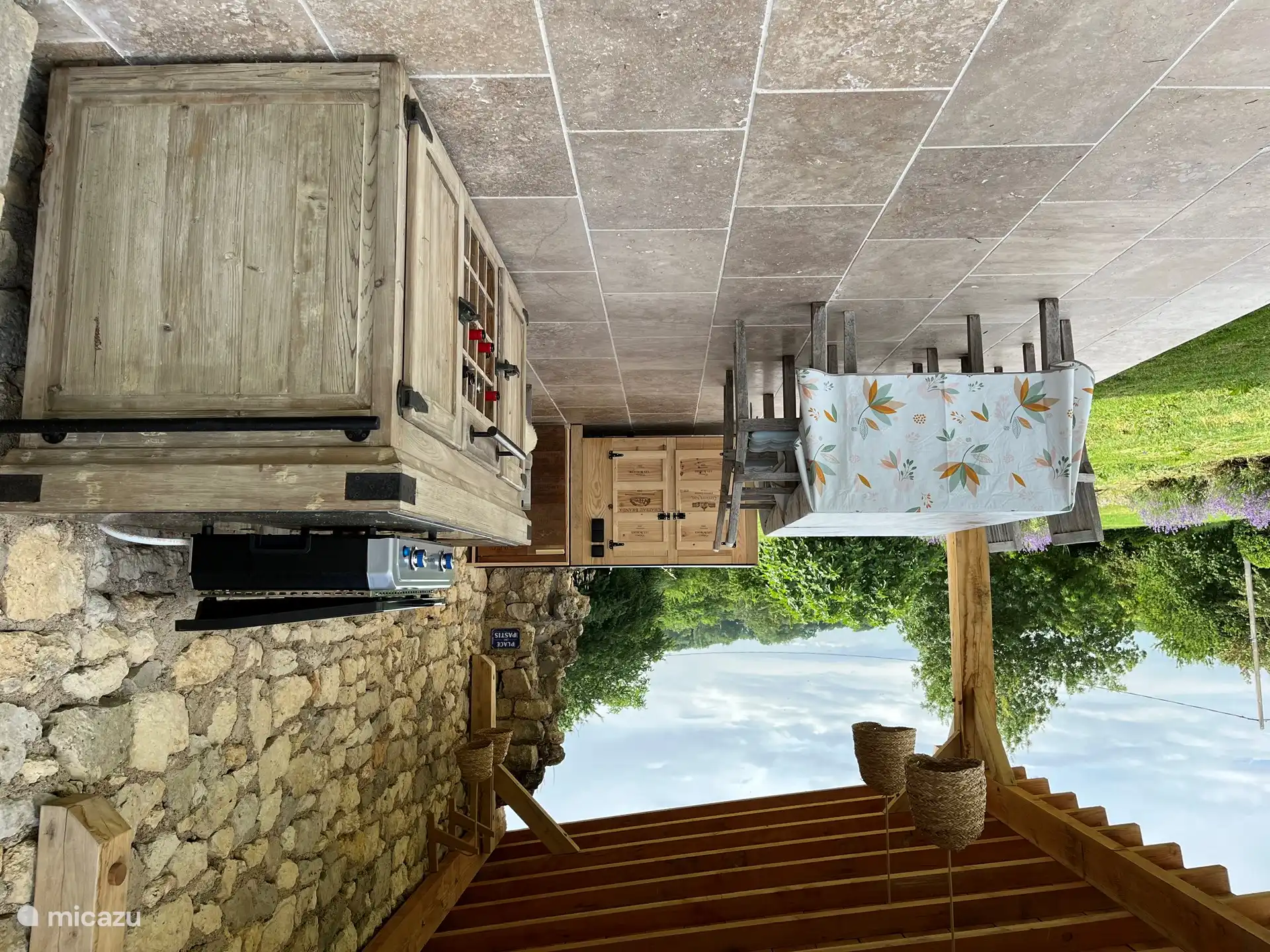 cocina al aire libre