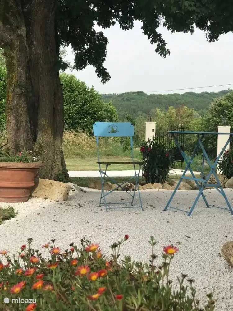 Vista del camino de entrada