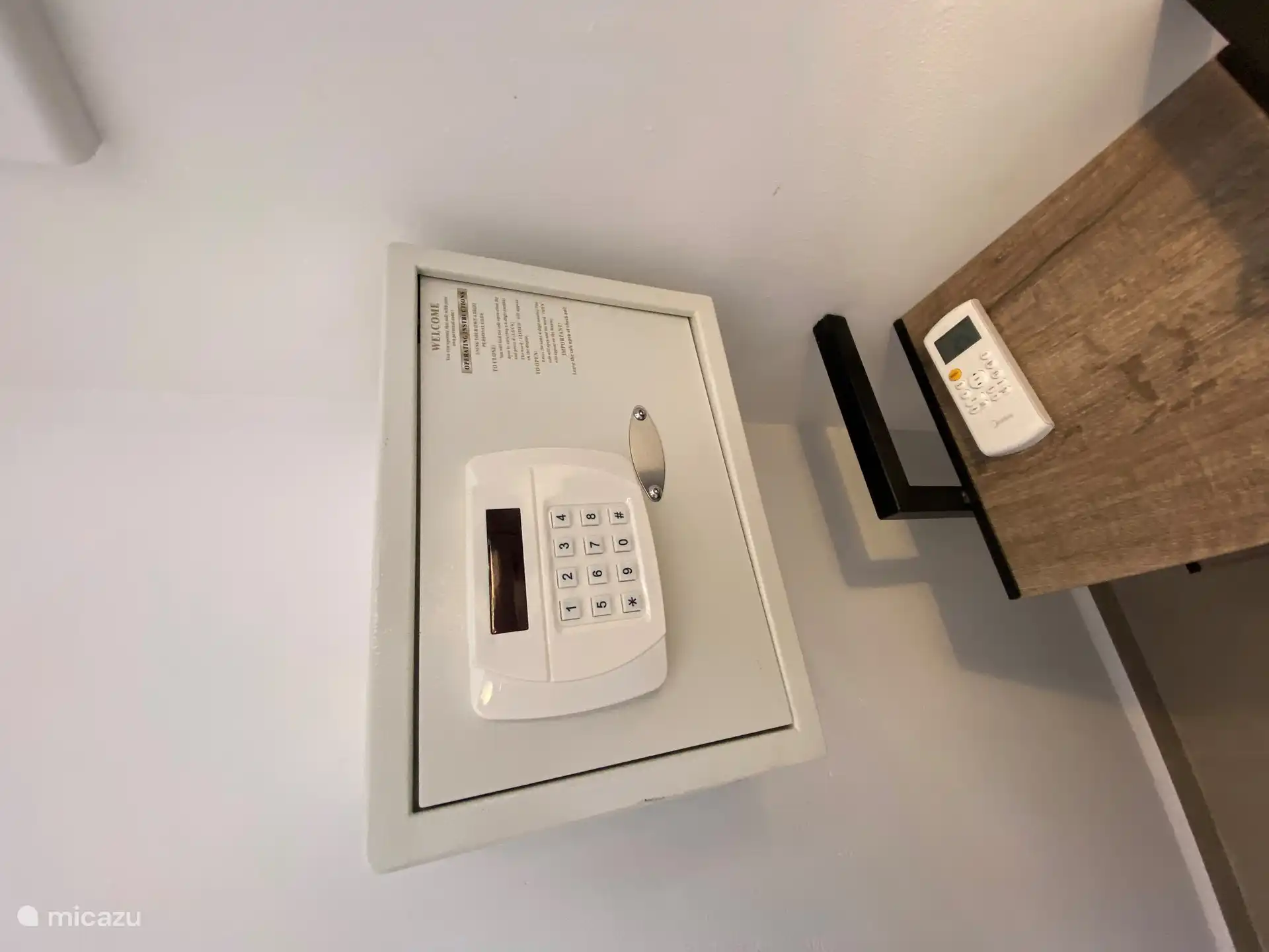 Coffre-fort disponible : très sûr !