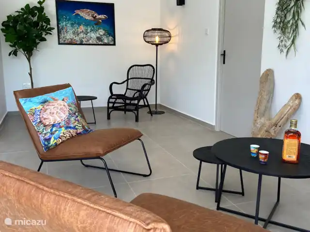 Location de Vacances Curaçao, Banda Ariba (est), Jan Thiel, appartement - Appartements Curalux - Tortue Le salon de Tortue