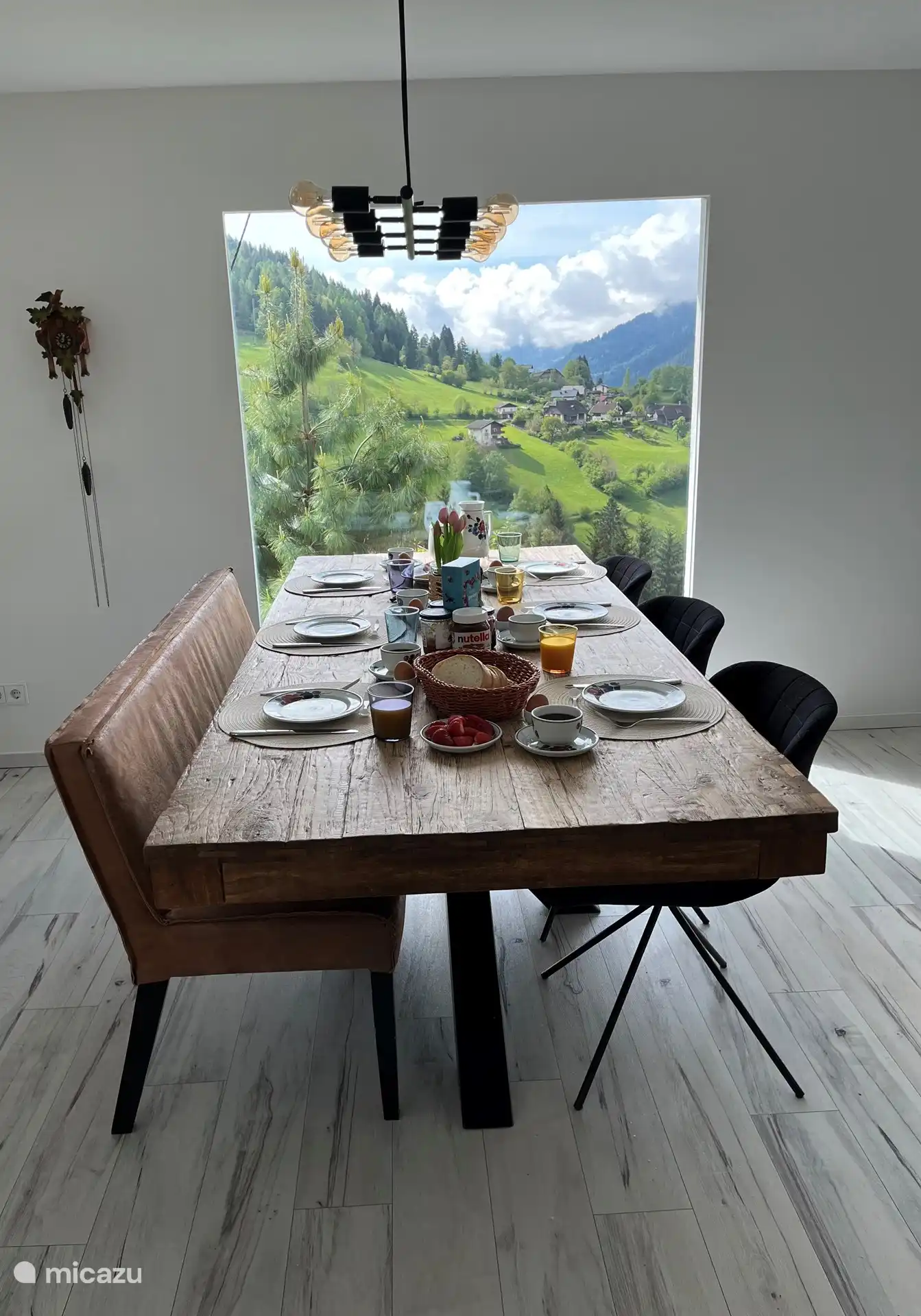 Gemütliches Essen mit fantastischer Aussicht