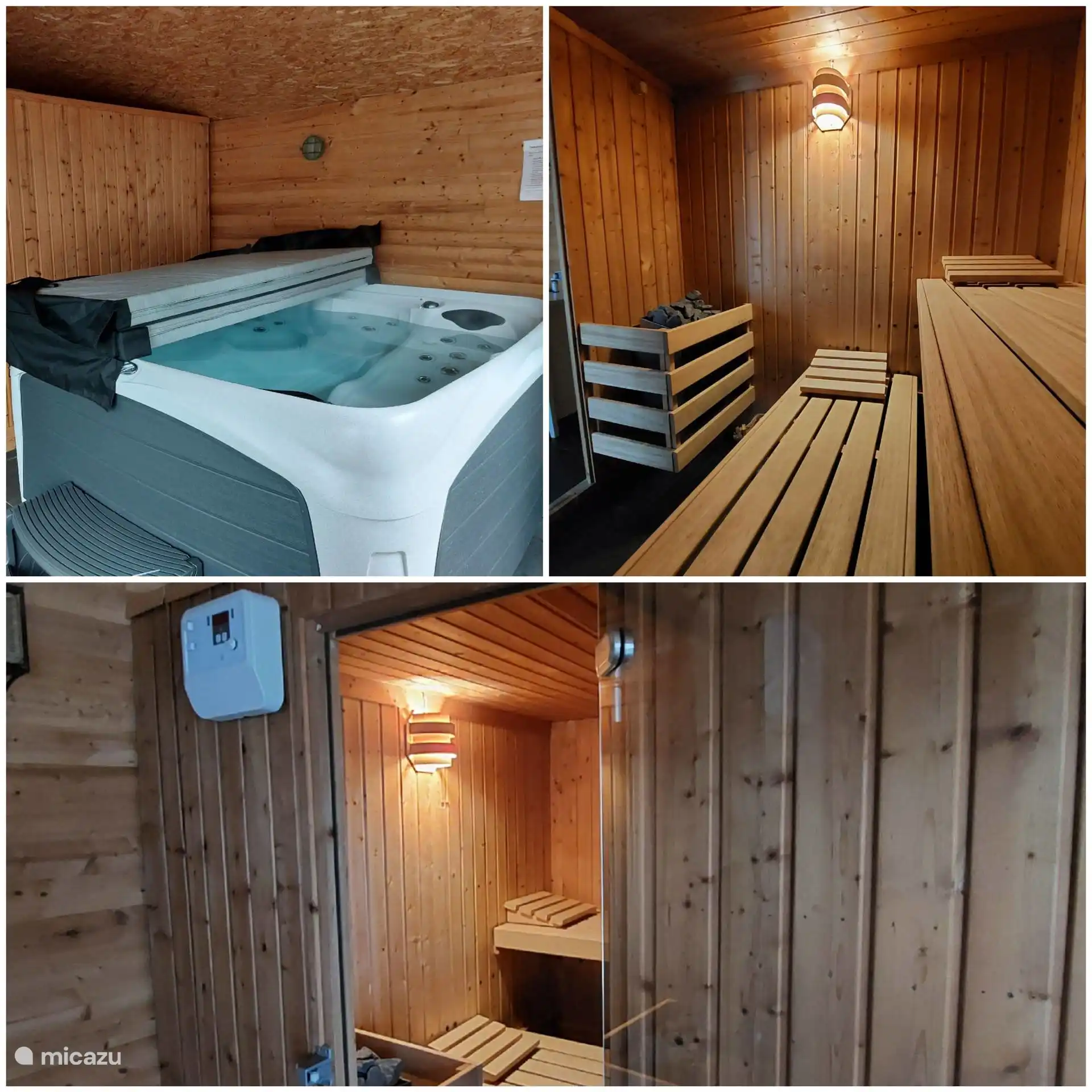 Sauna und Jacuzzi