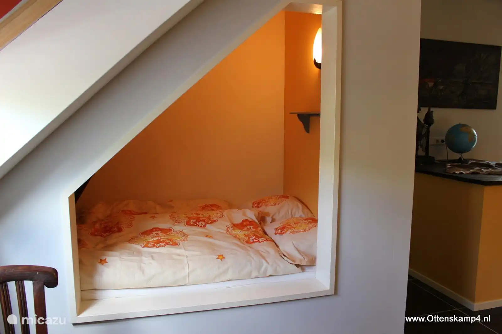 Boxbett in einem der Schlafzimmer des 10-Personen-Hauses