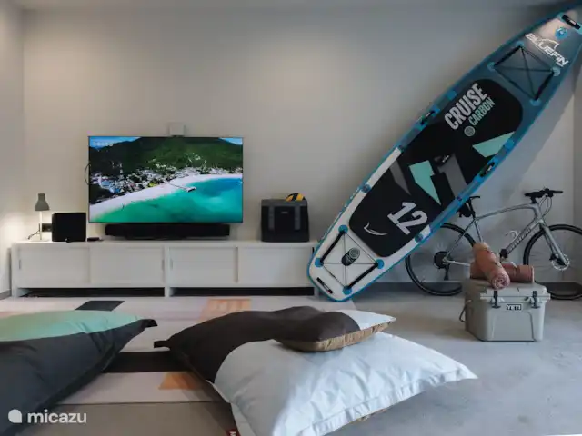 Maison de plage au sommet d’une colline  | Grèce, Grèce centrale, Pogonia - villa Salle de jeux/TV