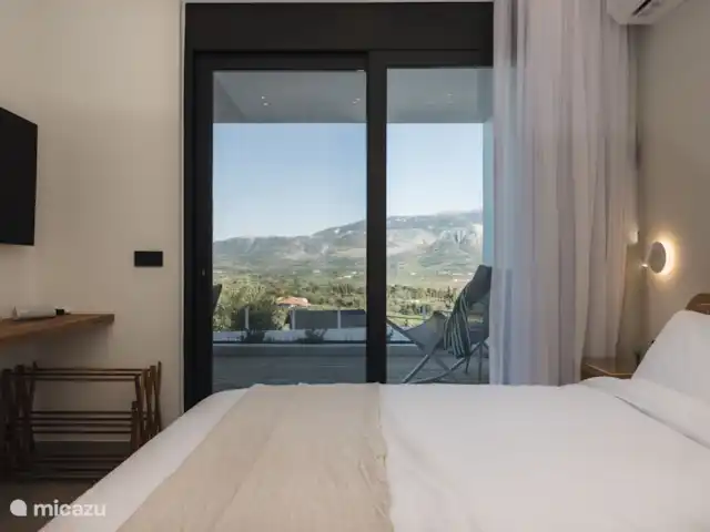 Maison de plage au sommet d’une colline  | Grèce, Grèce centrale, Pogonia - villa Chambre d'amis 2