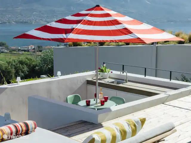 Maison de plage au sommet d’une colline  | Grèce, Grèce centrale, Pogonia - villa Extérieur