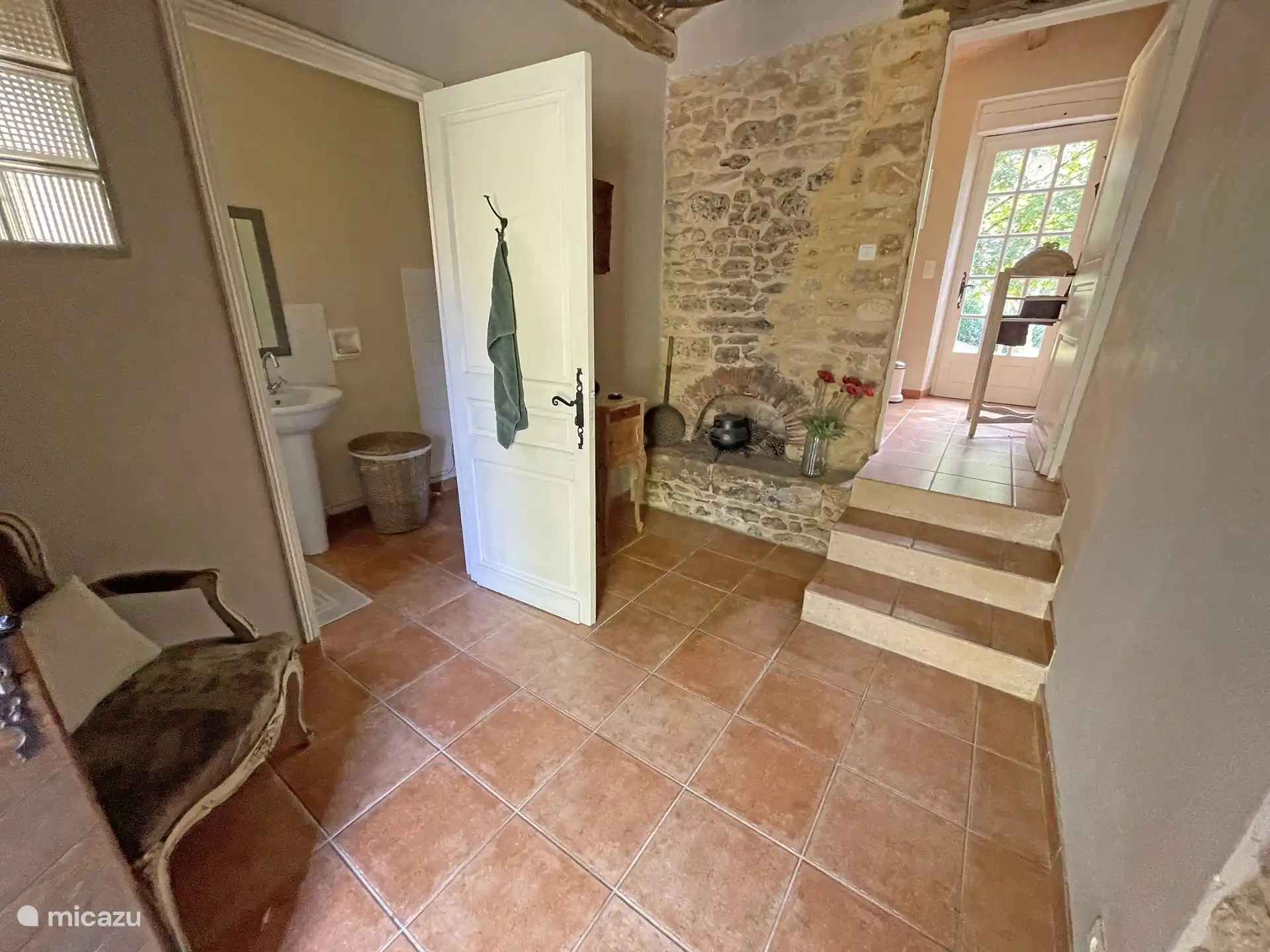 Landung im Erdgeschoss