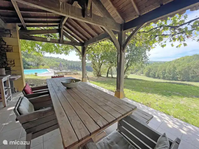 L’Écrin champêtre | France, Dordogne, Paunat - maison de vacances terrasse extérieure