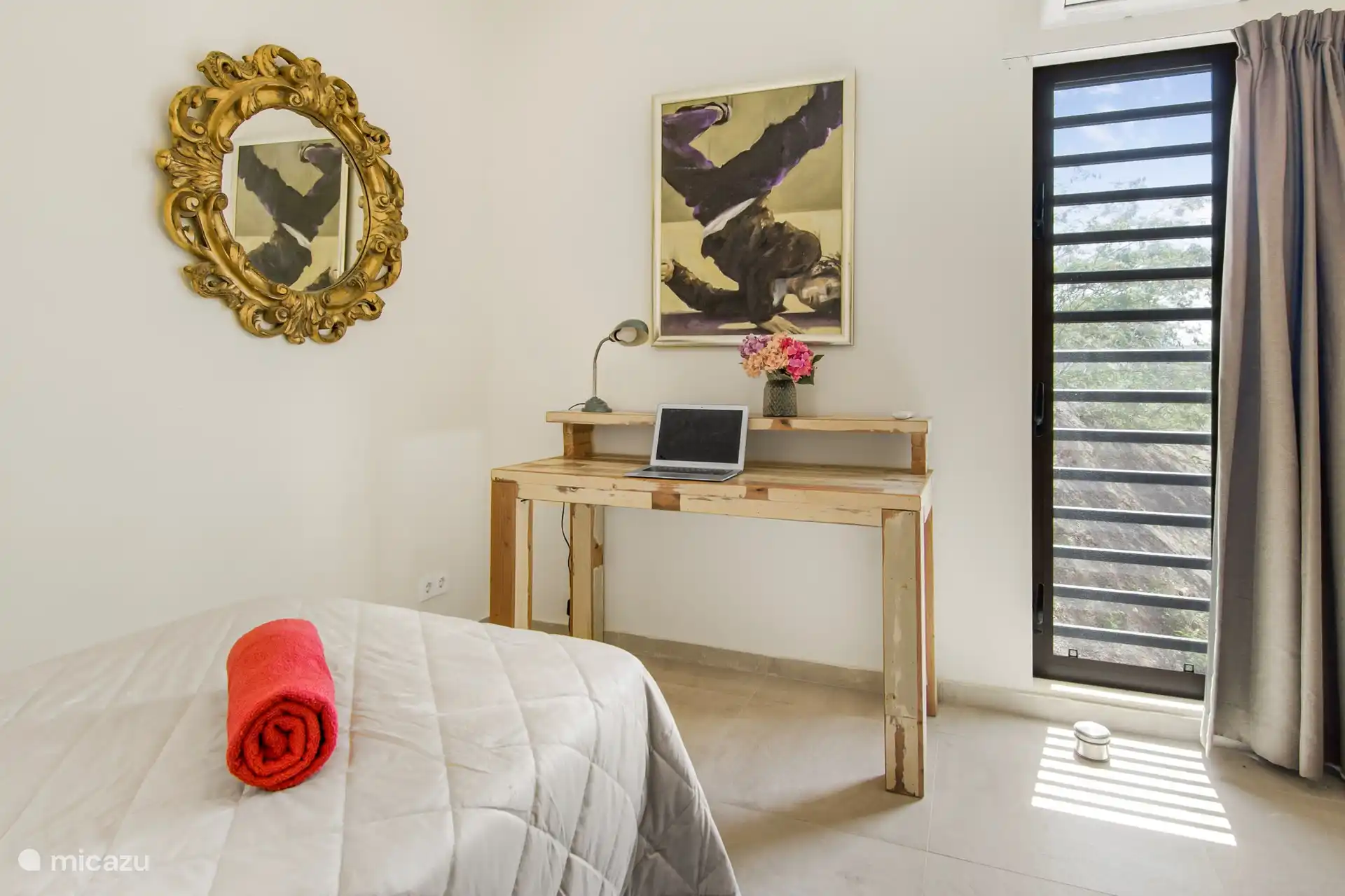 Schlafzimmer 3 mit einem schönen Einzelbett!