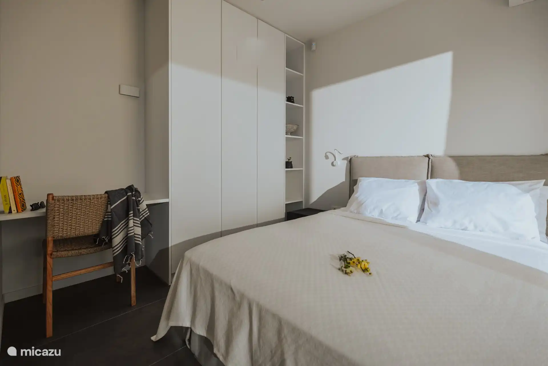 Guestroom and wardrobe