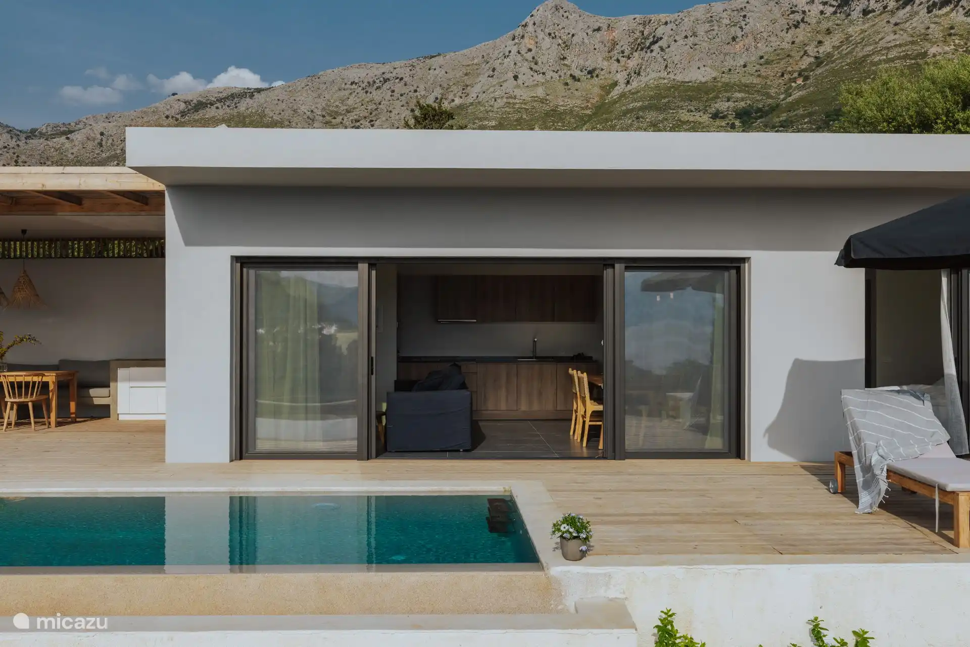 Terrace and pool view