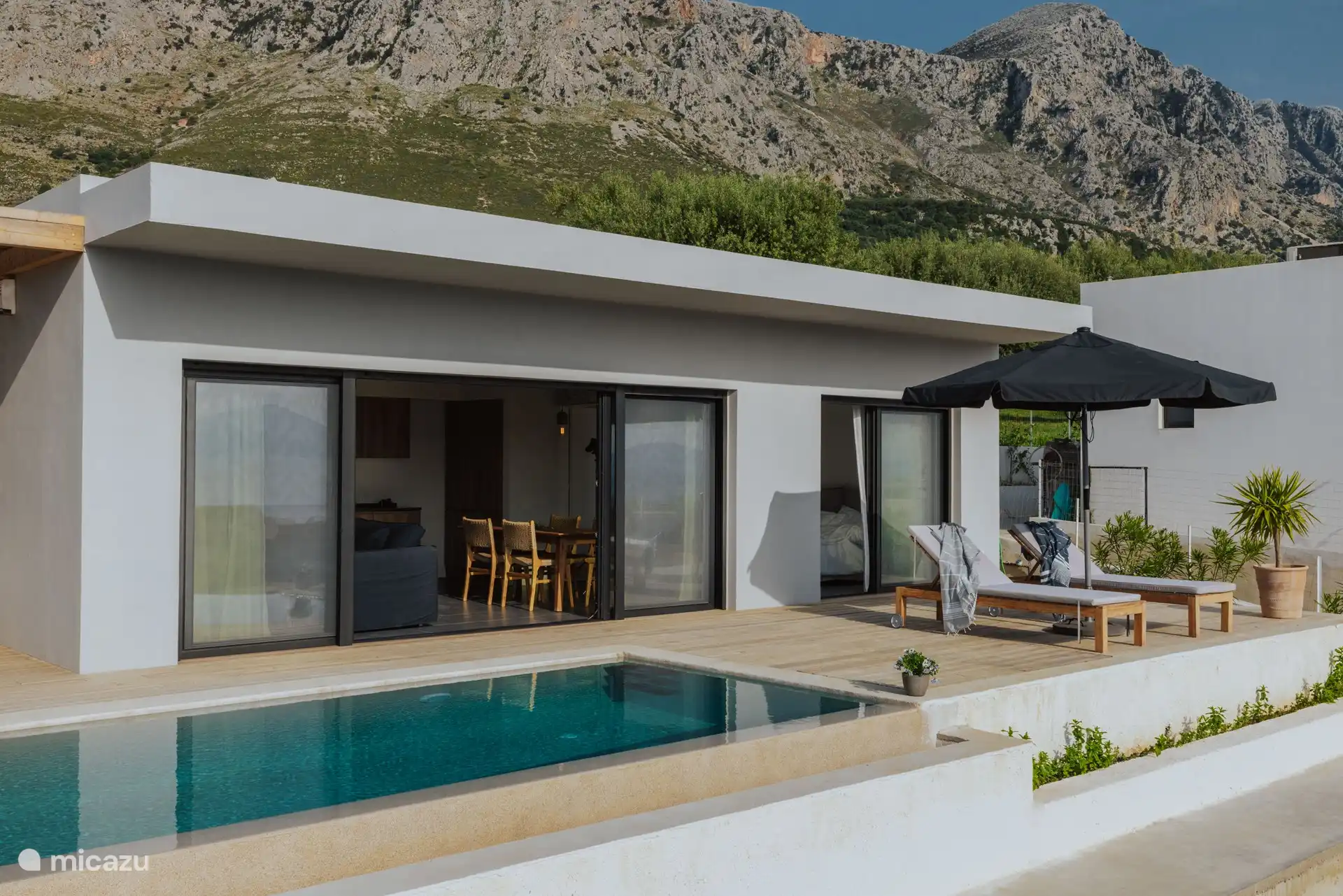 Terrace and pool view