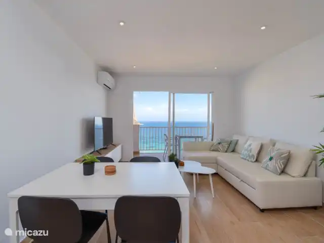 Appartement LA PERLA Calp 2 | Espagne, Costa Blanca, Calpe - appartement Le salon avec TV (également bouquet de chaînes néerlandaises) et air conditionné.