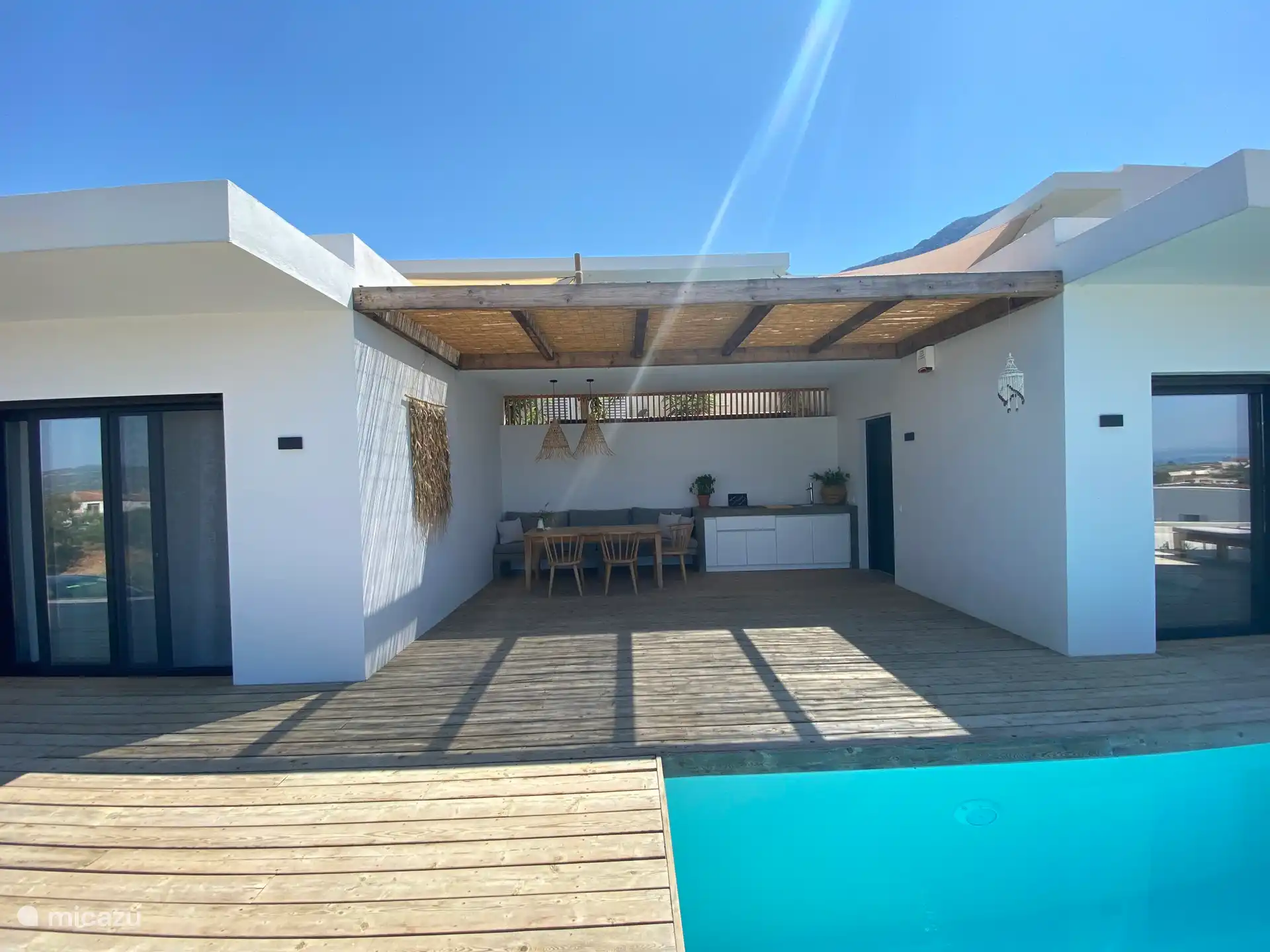 Outdoor seating area