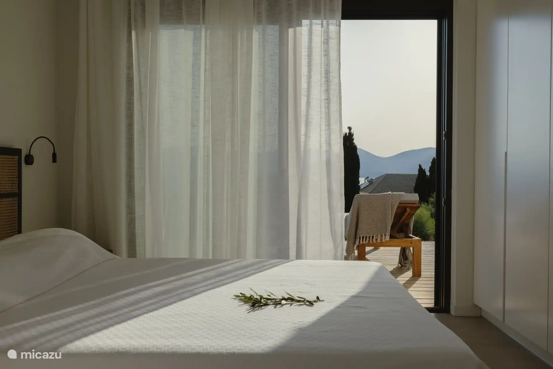 Blick vom Schlafzimmer