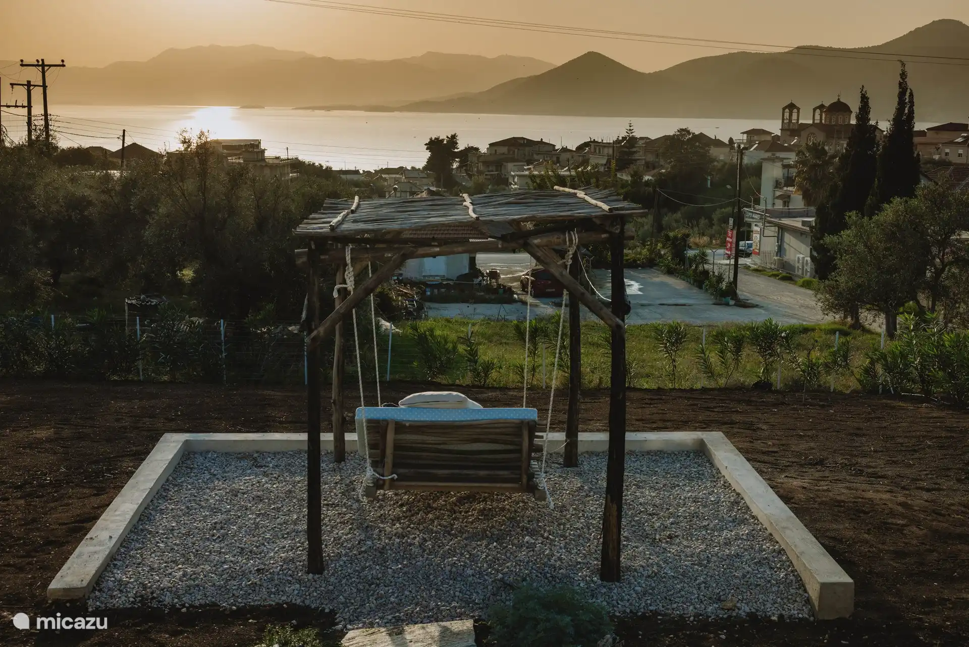 Bettschaukel mit Aussicht