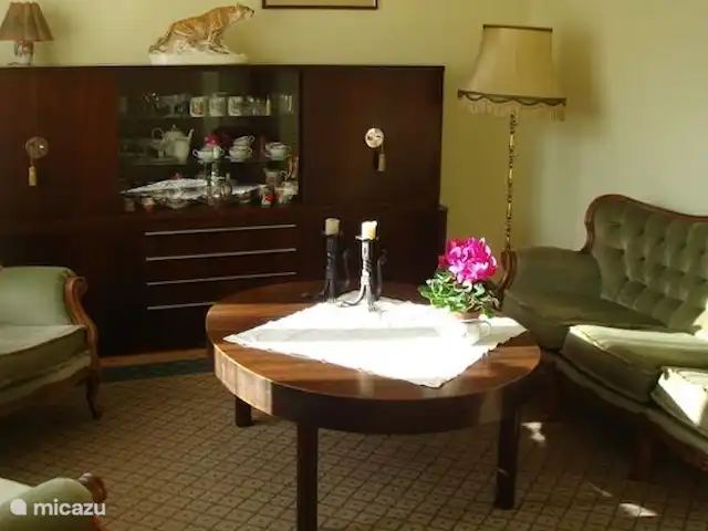 U Kováře | République Tchèque, Sud de la Bohême, Malenice - villa Salon avec mobilier nostalgique.