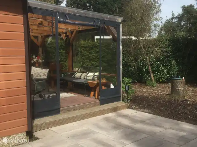 Chalet Veluwebos avec bain à remous. | Pays-Bas, Gueldre, Wells - chalet Couvert avec terrasse