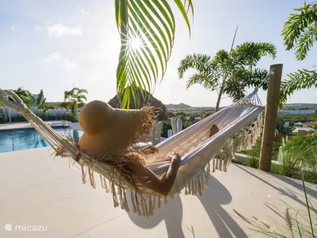 Villa SeruGrandi | Curaçao, Banda Abou (ouest), Big Mountain - villa Détendez-vous dans le hamac et profitez d'une vue panoramique sur terre et mer