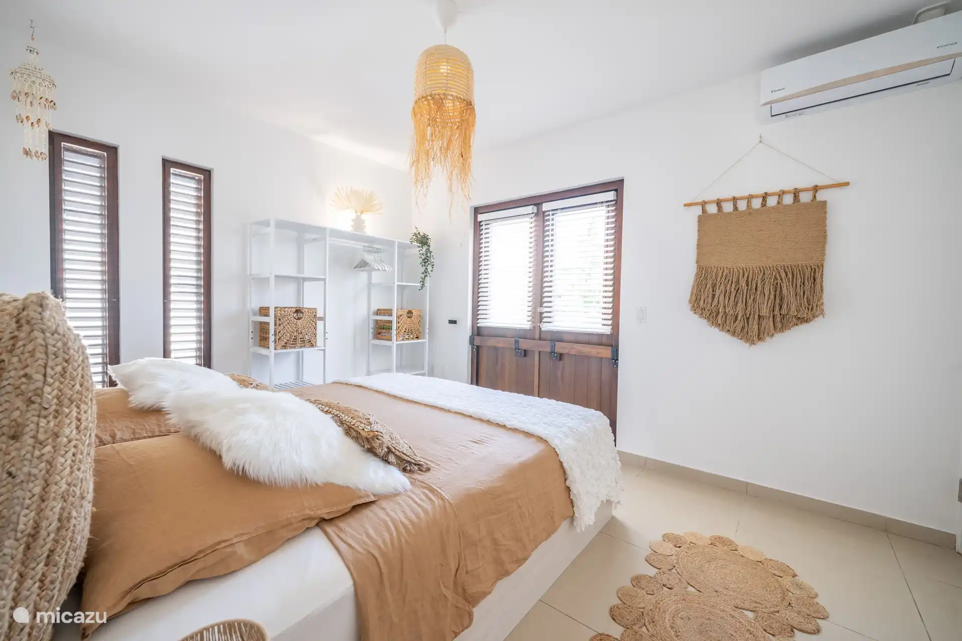 Schlafzimmer 3 mit Doppelbett von 180 cm Breite