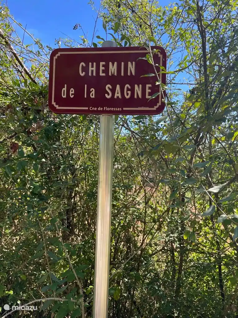 Die Zufahrtsstraße.