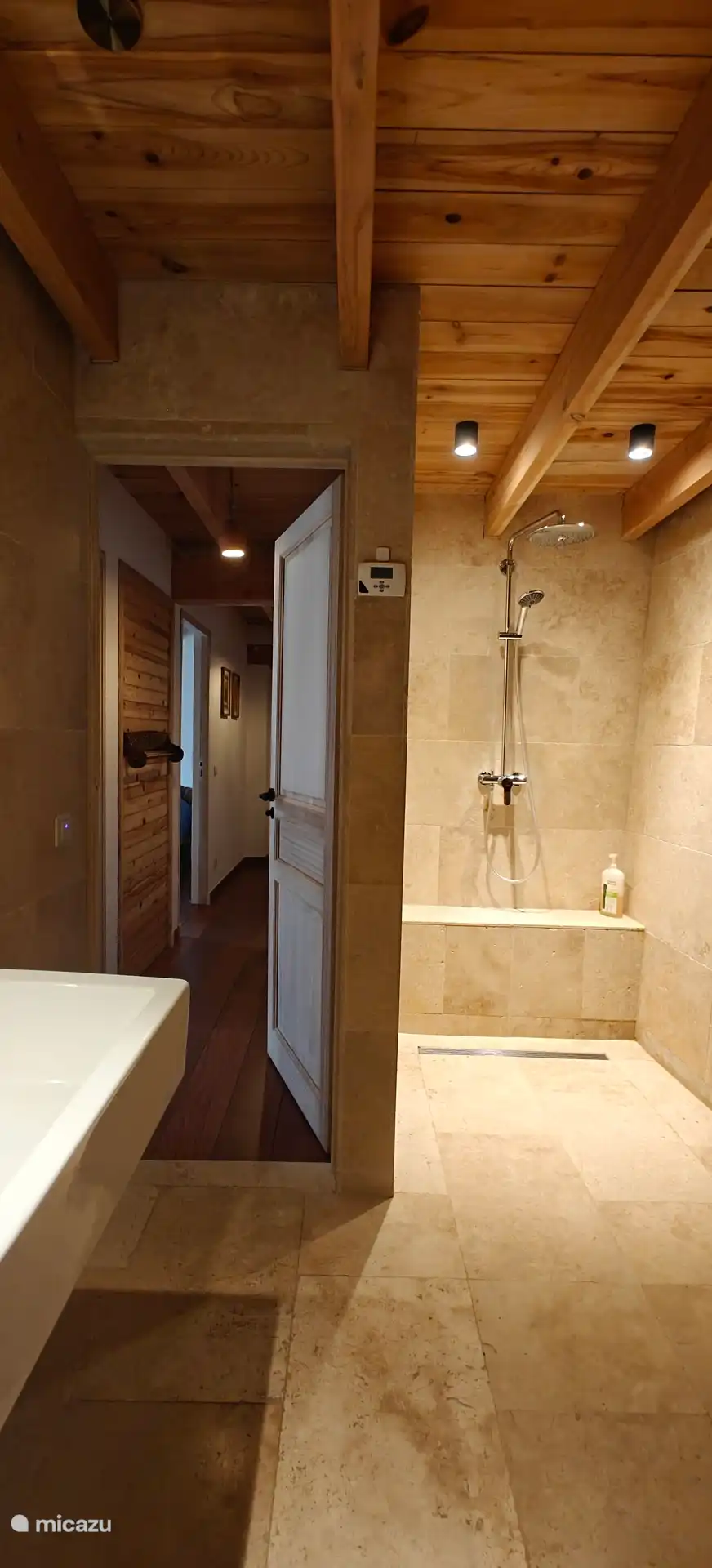The bathroom with italian shower