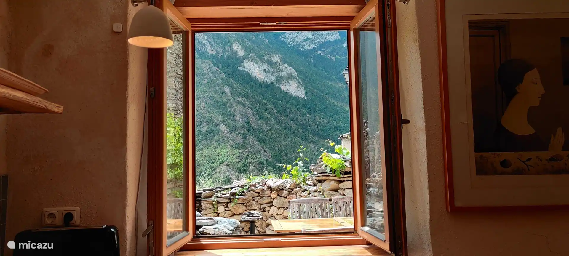 Uitzicht over de bergen