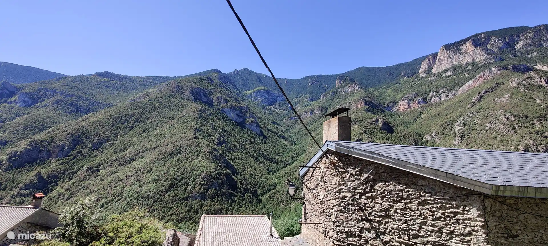 UItzicht over de bergen