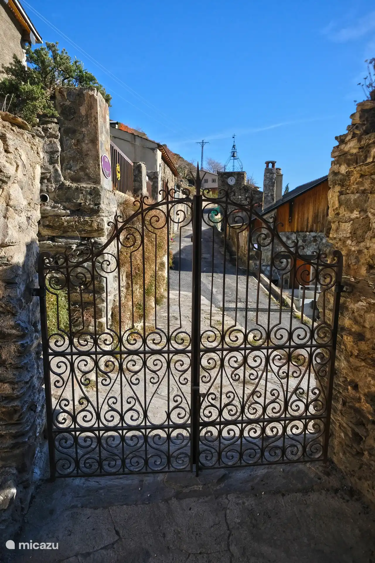 De entree van de Mountain Village Studio