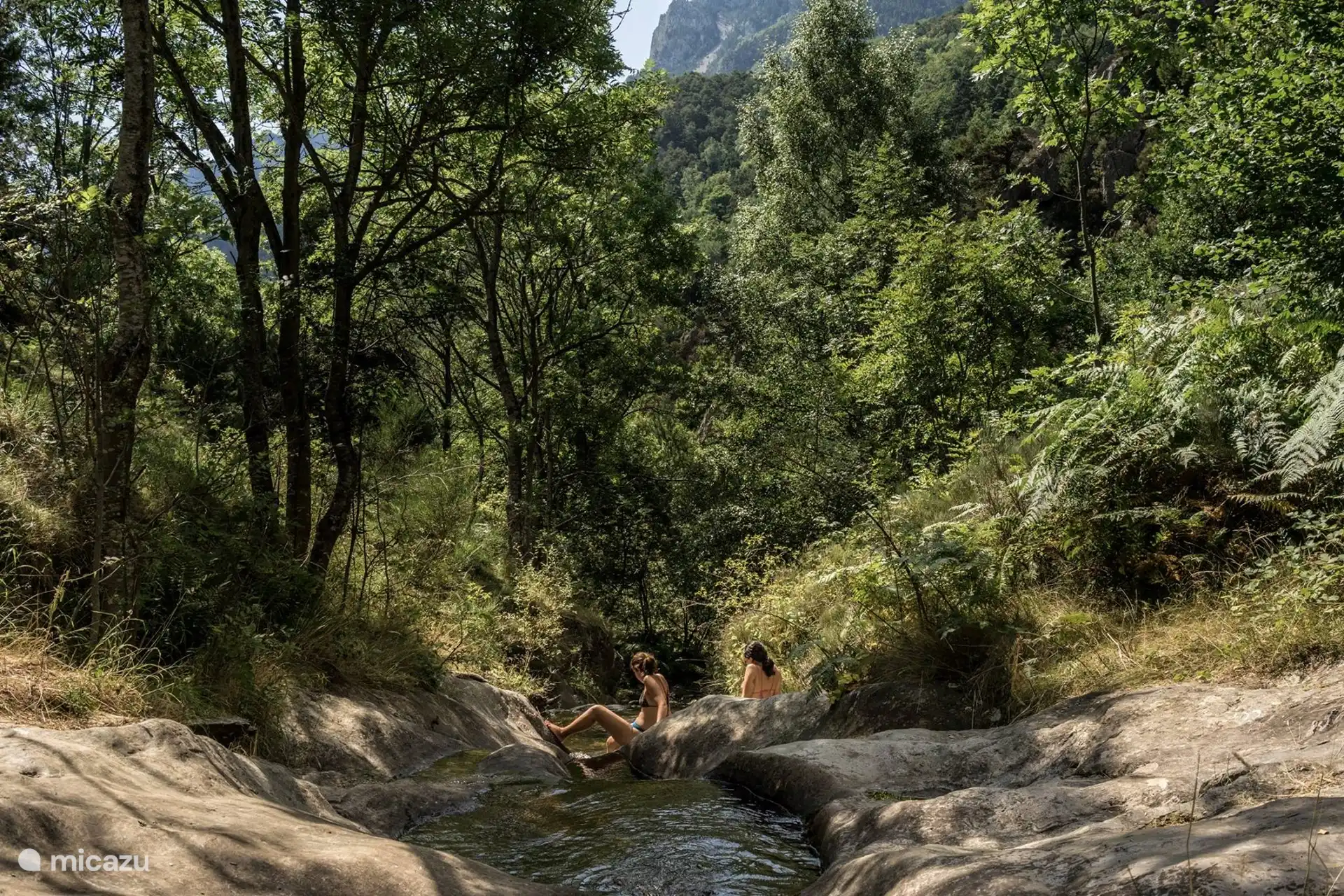 Op loopafstand van het huis :-)
