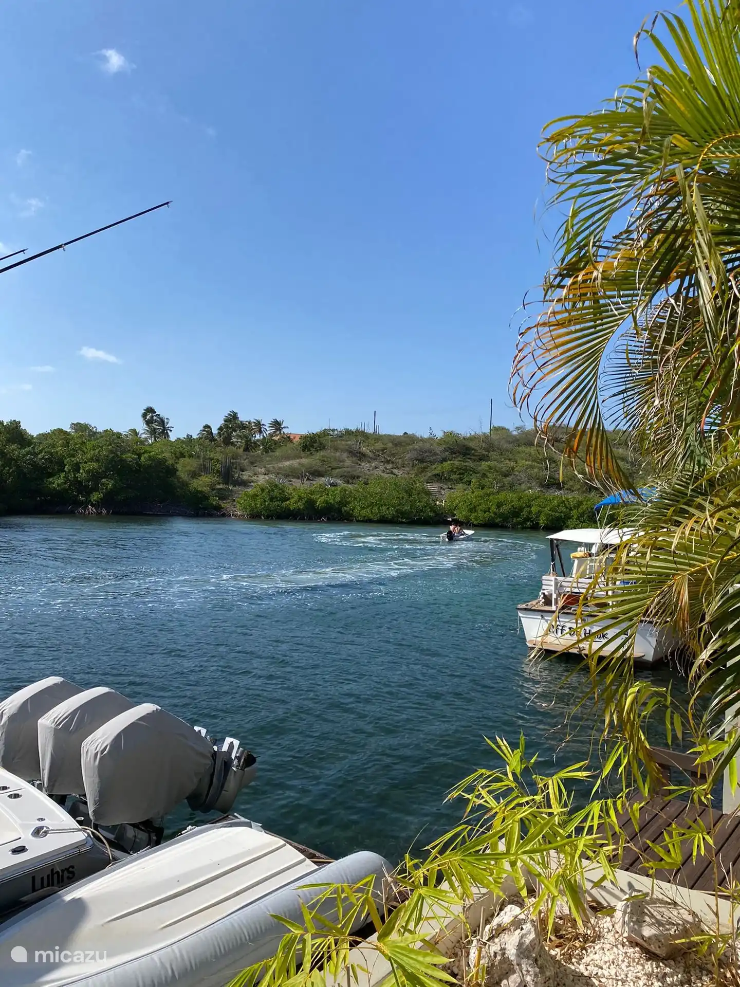 Uitkijk over het spaanse water