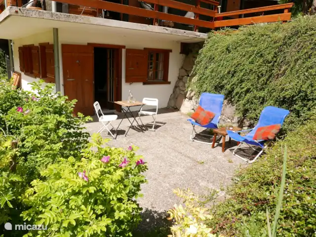 Zinalleke | Suisse, Valais, Ayer - chalet terrasse du studio