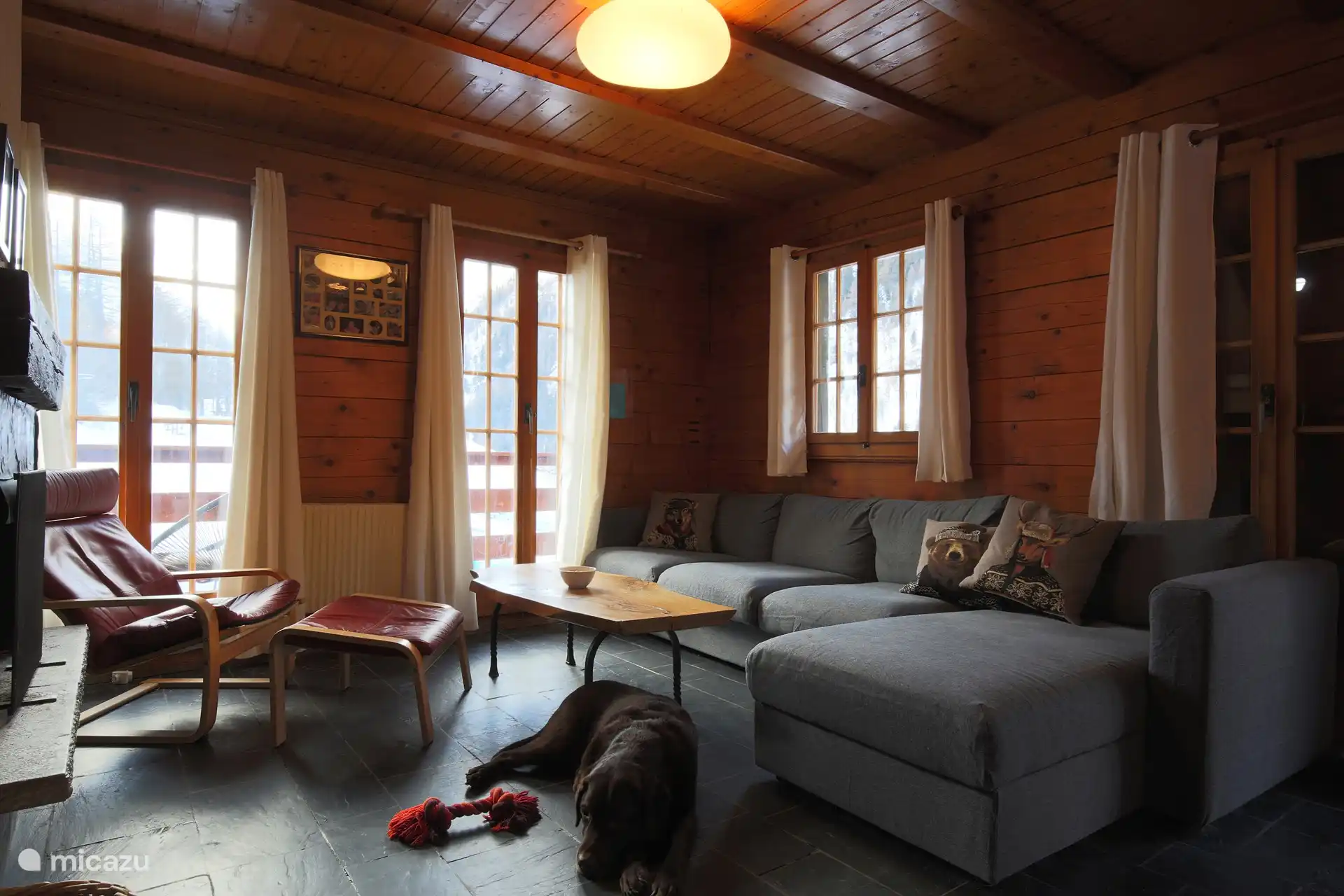 Living room top part with fireplace