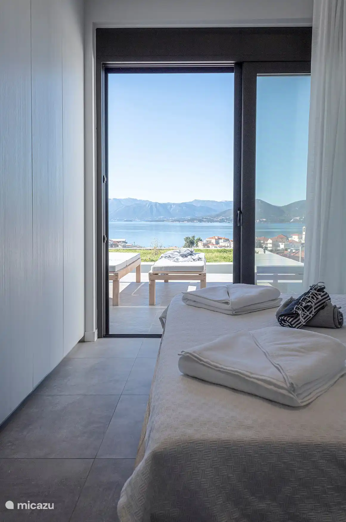 Slaapkamer met uitzicht