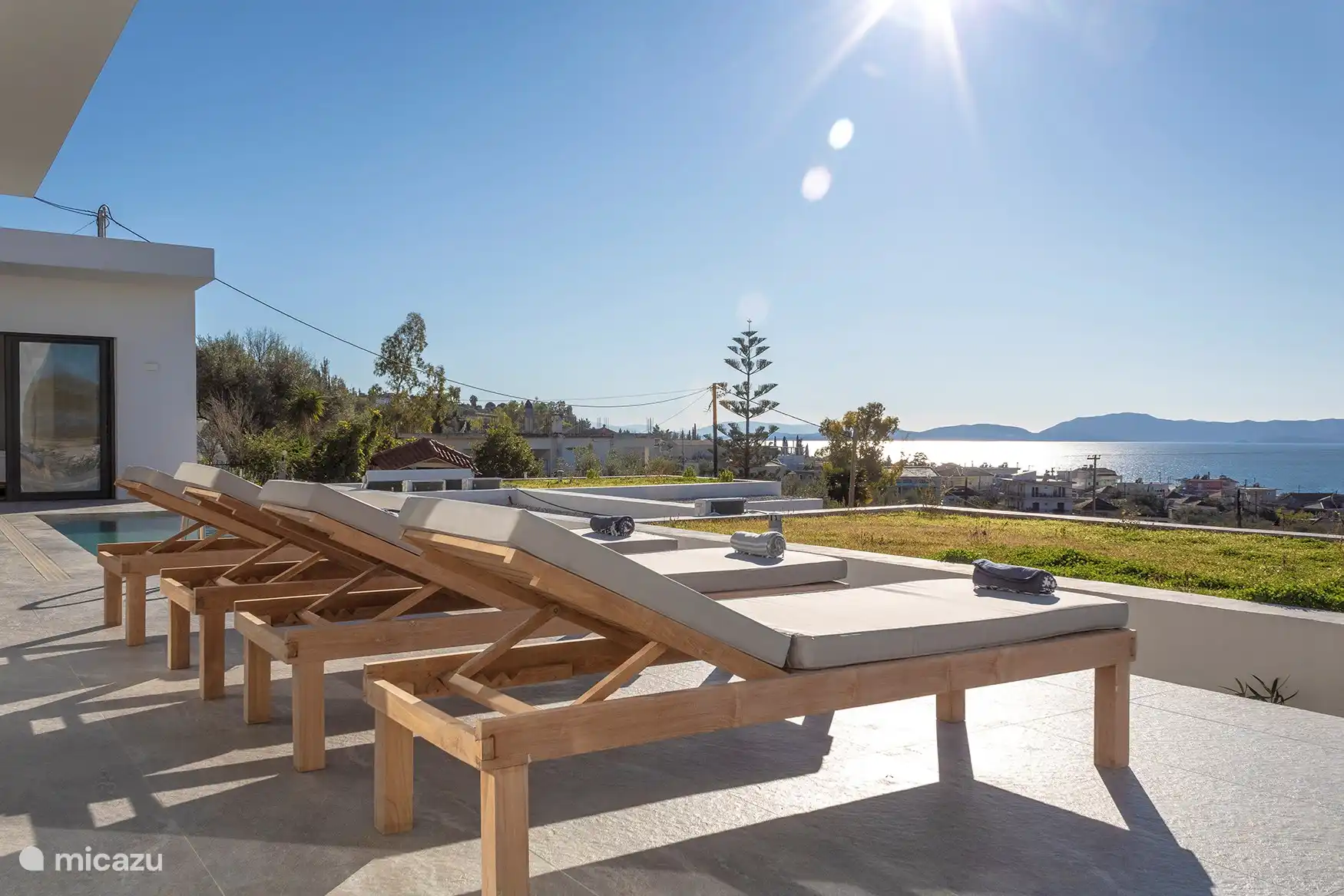 Ligbedden met uitzicht