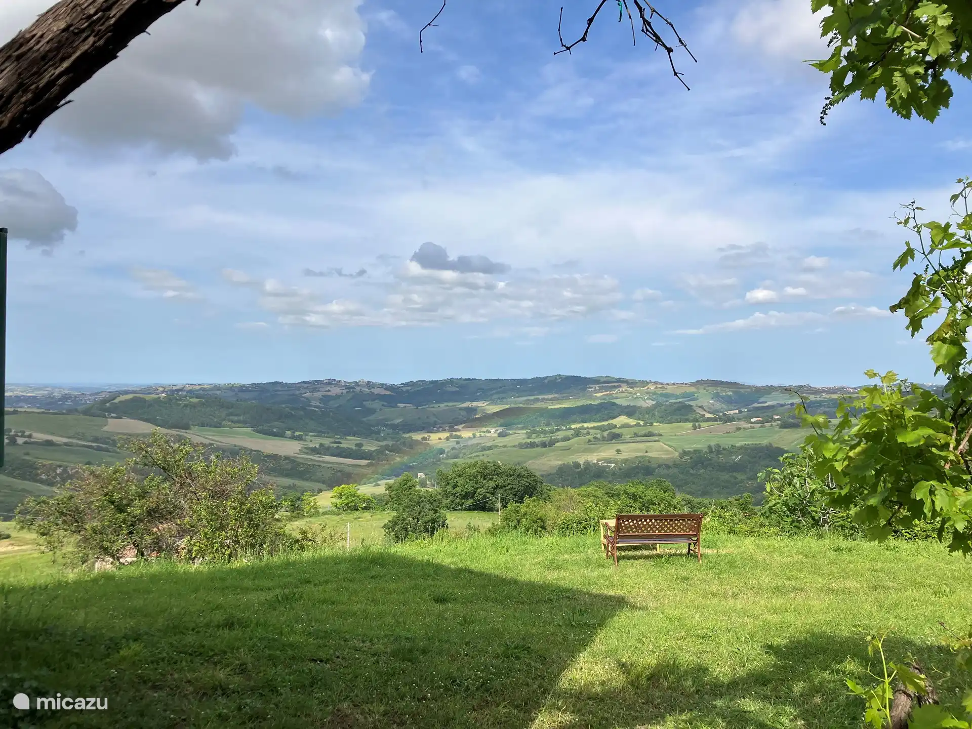 Villa Le Tolfe, Blick von der Terrasse