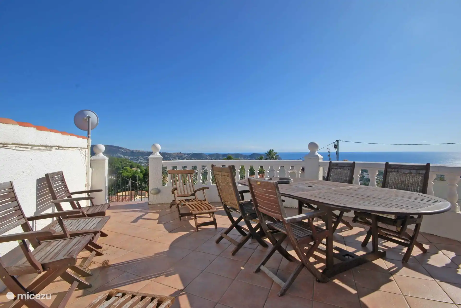 lovely sun terrace with panoramic views