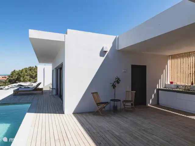 Villa Ana  en Grecia, Gracia Central, Paleros - villa Sala de estar exterior cubierta.