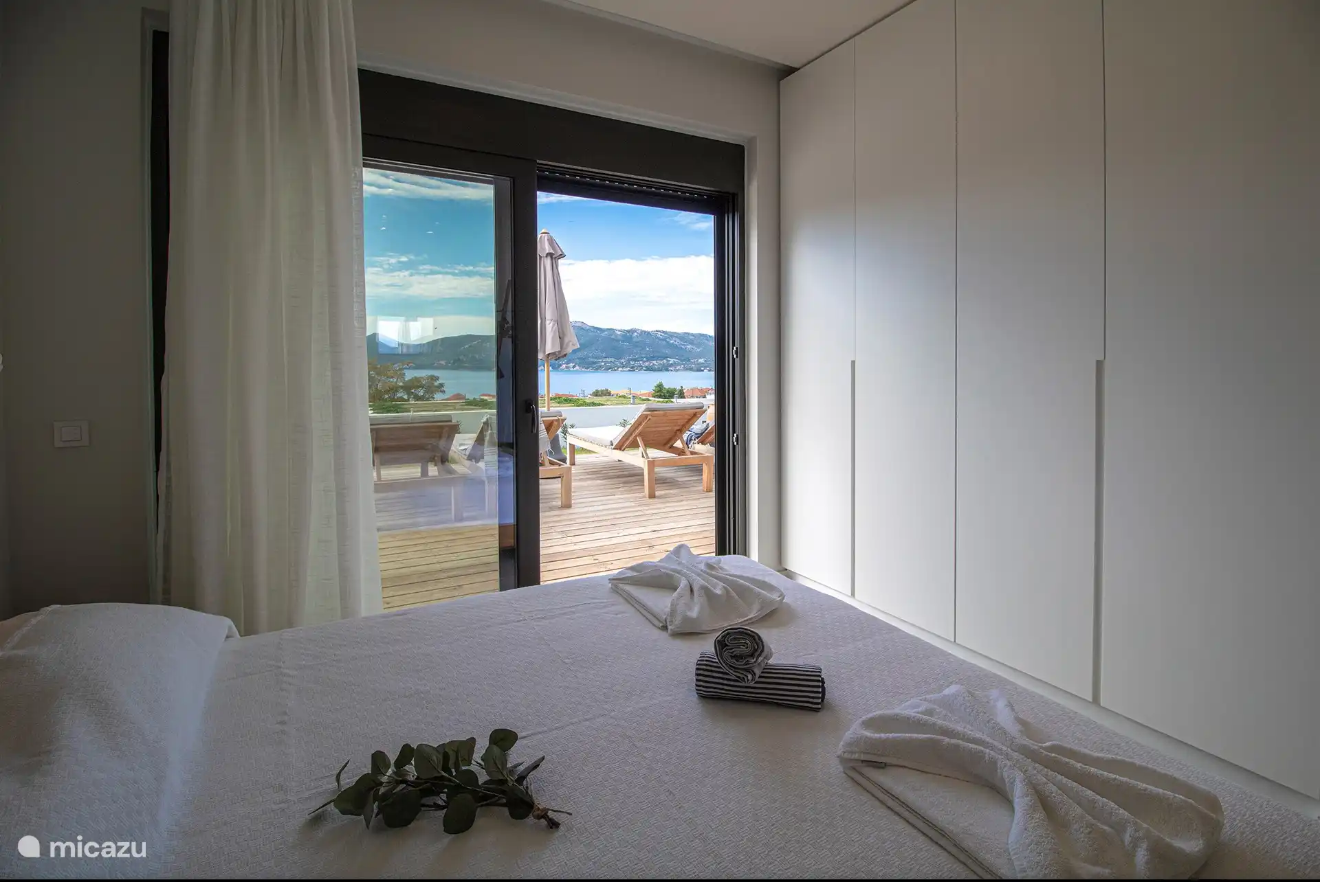 Schlafzimmer mit Aussicht