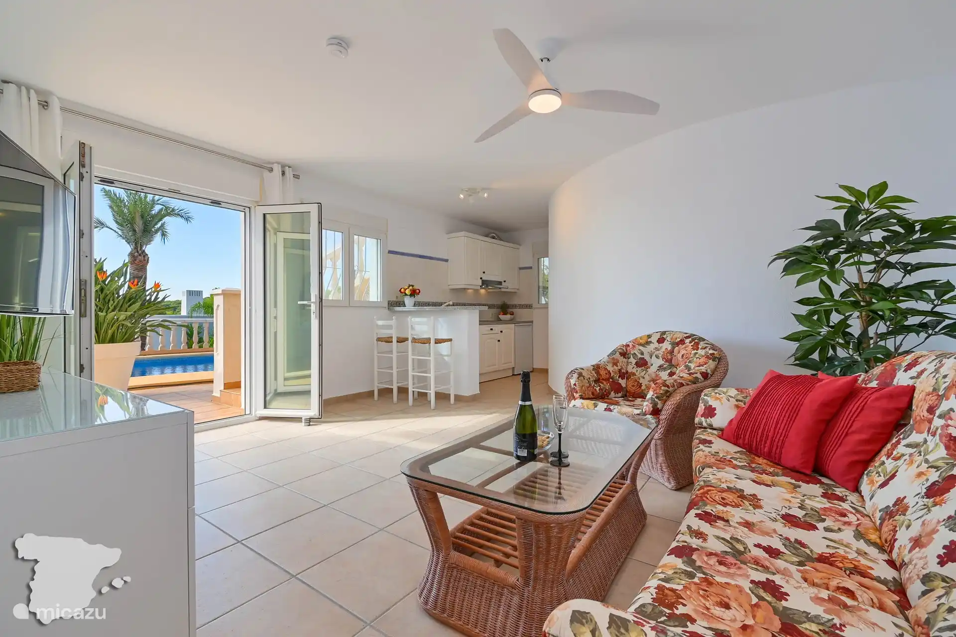 Appartement salon en bas