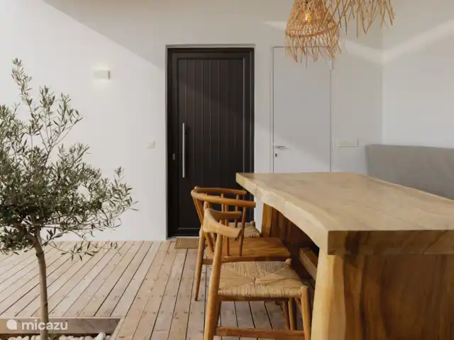 Villa Euforia en Grecia, Gracia Central, Pogonia - villa Comedor al aire libre