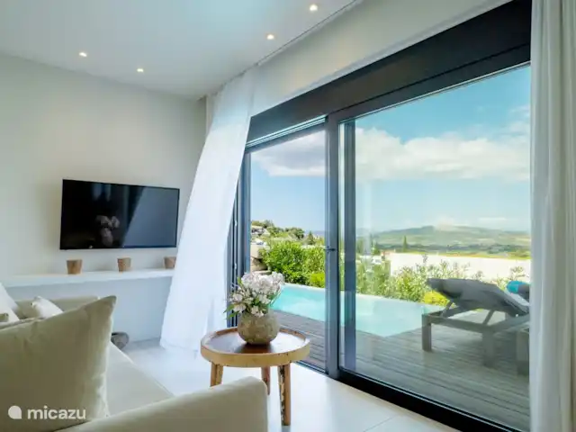 Villa Euforia en Grecia, Gracia Central, Pogonia - villa área de televisión