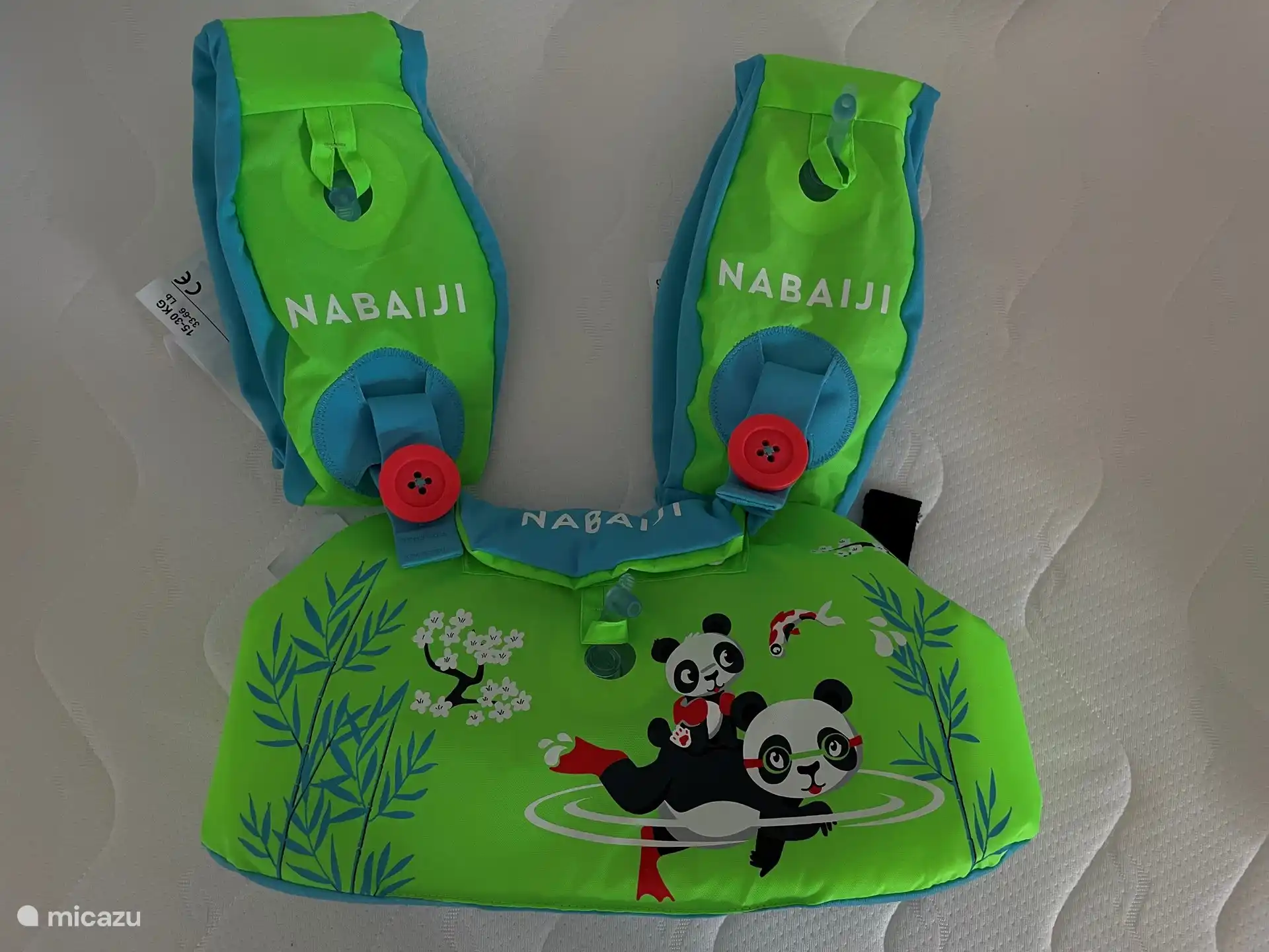 Des gilets de sauvetage pour les plus petits sont fournis !