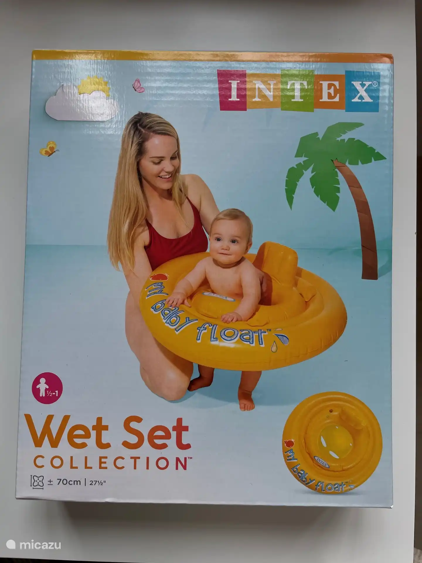 Profitez de la piscine et de la mer avec ce flotteur pour bébé !