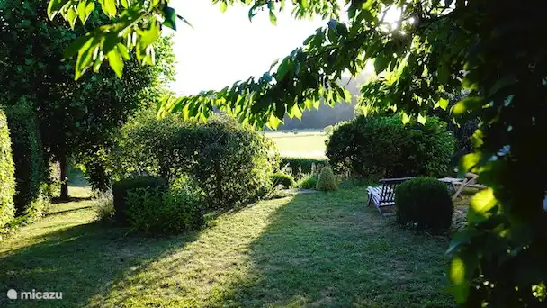 Blick auf die Umgebung vom Garten aus