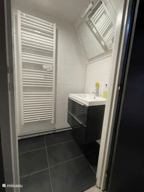 Toilettenraum im Erdgeschoss mit Waschbecken