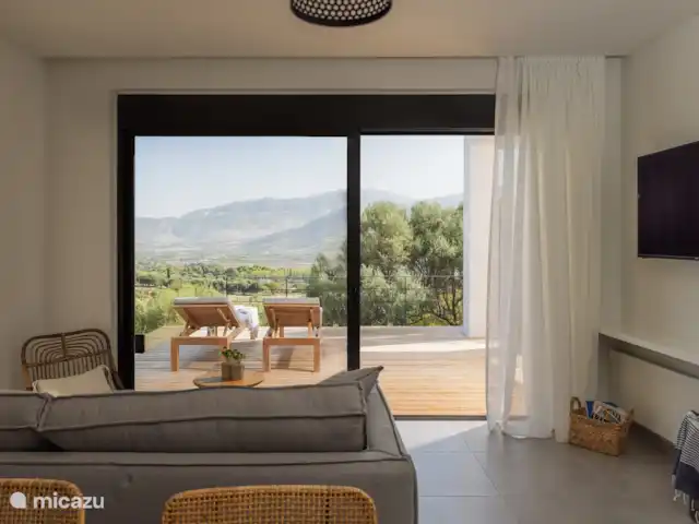 villa huren in Griekenland, Centraal Griekenland, Paleros – Villa Theresa Lounge/tv-ruimte